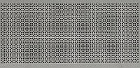 Панель (решетка) декоративная перфорированная, цвет серый, 680 мм х 1390 мм