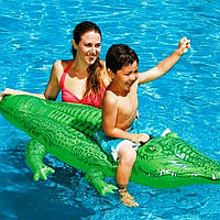 Плотик Крокодил з ручкою Intex 58546
