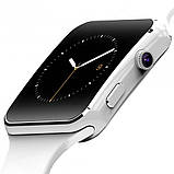 Смарт-годинник (Smart Watch) Розумний годинник X6 Білий, фото 3