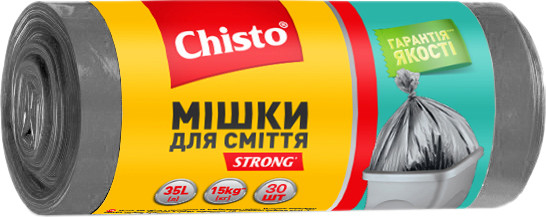 Мішки для сміття «Chisto» strong, 35 л х 30 шт.