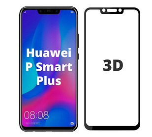 Захисне скло 3D для Huawei P Smart Plus (хуаяй п смарт плюс)