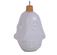 Пластмасова іграшка на ялинку "Будиночок" 9,5*5,5 см.