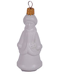 Пластикова іграшка на ялинку "Снігуронька" 10*4 см. |заготівля для декору | під фарбування | для декупажу