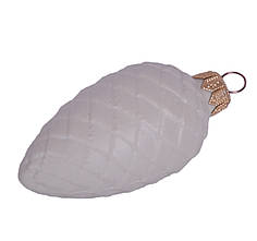 Пластикова іграшка на ялинку "Шишка" 10*5 см. |заготівля для декору | під фарбування | для декупажу