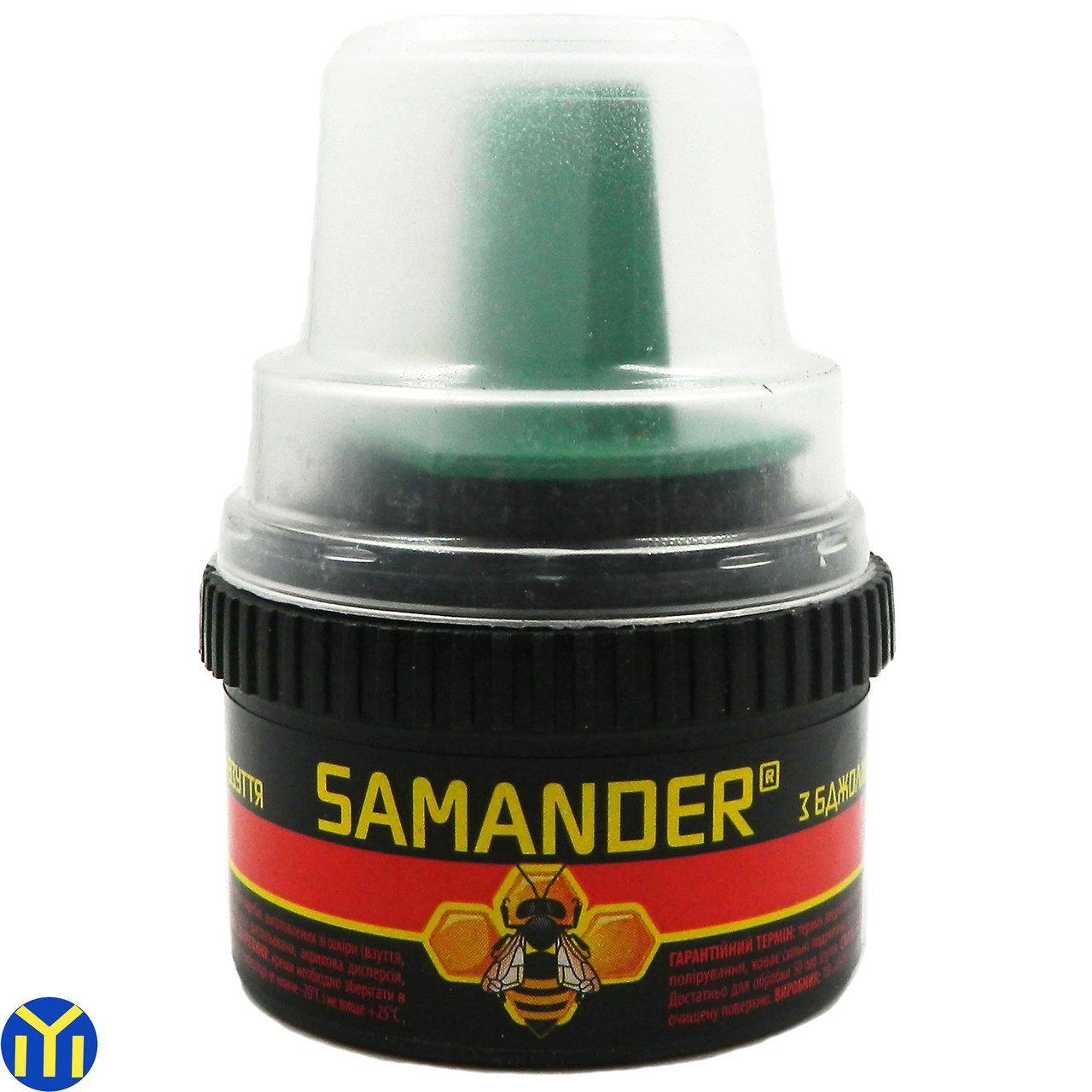 Крем для взуття Samander, чорний