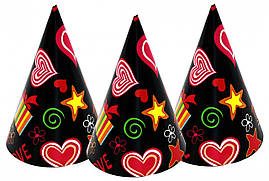 Ковпачки в стилі "Лайки" (сердечка) (поштучно) 20 см