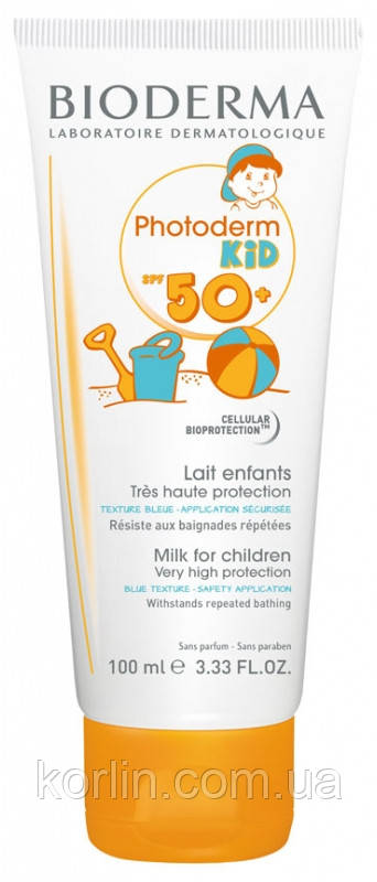 Bioderma Photoderm Kid Lait SPF 50+ Сонцезахисне молочко для дітей SPF 50+ вік 12 міс+