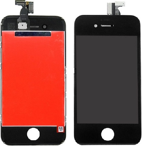 LCD Дисплей Модуль Екран для iPhone 4s + тачскрин, чорний AAA