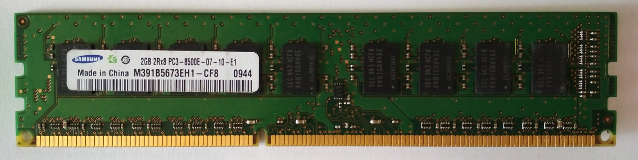 2GB DDR3 1066MHz Samsung PC3 8500E 2Rx8 RAM Оперативна пам'ять