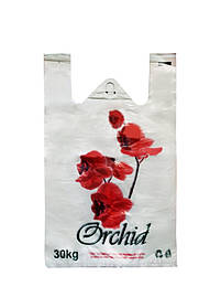 Поліетиленові пакети "троянда" середні-великі (30 кг/ 32*50) 50шт.