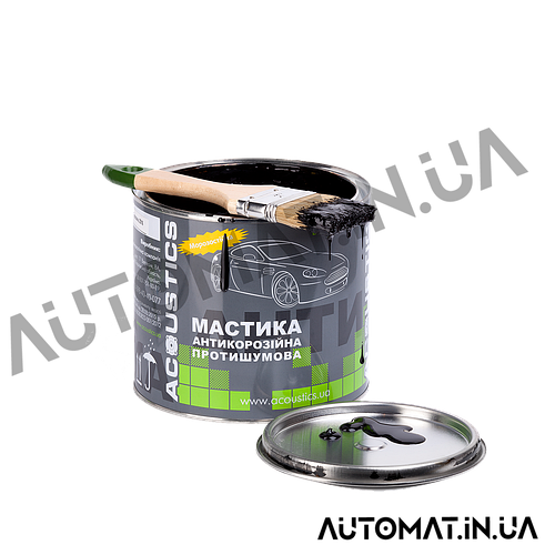 Автомобильная Мастика Acoustics 2 кг Антикоррозийная Шумоизоляция ...