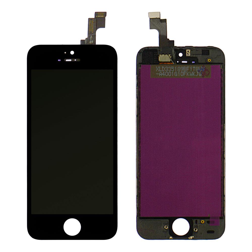 LCD Дисплей Модуль Екран для iPhone 5C + тачскрин, чорний AAA