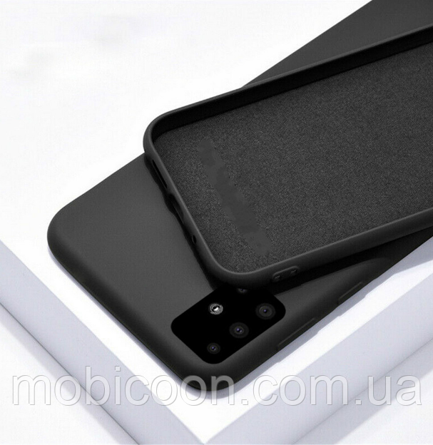 Чохол Silicone Case Full для Samsung Galaxy M30S M307 чорний (самсунг м30с)