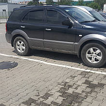 Дефлектори вікон (вітровики) Kia Sorento 2001-2009 4шт (HIC)