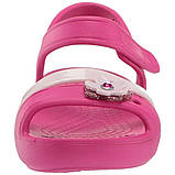 Дитячі босоніжки крокс оригінал Crocs Kids Lina Charm Sandal С9 устілка 16 см, фото 8