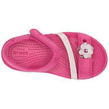 Дитячі босоніжки крокс оригінал Crocs Kids Lina Charm Sandal С9 устілка 16 см, фото 6