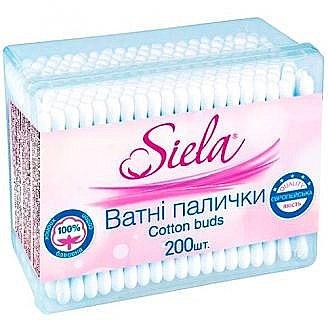 Ватні палички Siela Cotton нирки золото 200 шт. ( коробка )