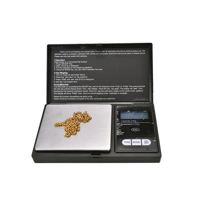 Електронні ювелірні ваги Digital Scale Professional-Mini SPM-2020 до 200 грамів точність 0,01 грам