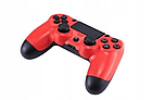 Бездротовий ігровий контролер Джойстик геймпад Doubleshock PS4 wireless controller пс4 PC Red Червоний, фото 3