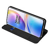 Dux Ducis Oneplus 8 Pro Skin Pro Series Case Black Чохол-Книжка, фото 4