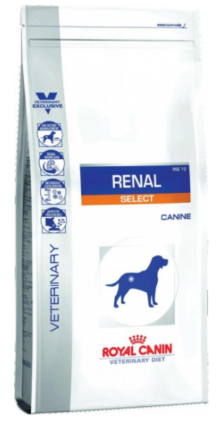 Корм для собак Royal Canin (Роял Канін) RENAL SELECT CANINE при хронічній нирковій недостатності, 2 кг
