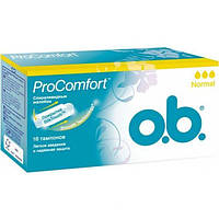 Тампоны o.b. ProComfort Normal 3 капель 16 шт.(средняя впитываемость)