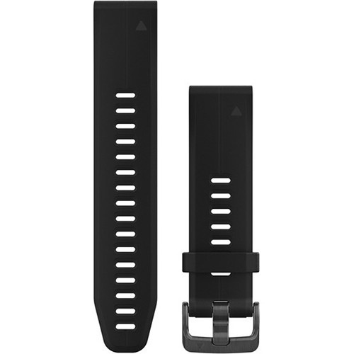 Ремінець Garmin QuickFit 20 для Fenix 5S Plus та Fenix 5S, чорний