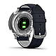 Смарт-годинник Garmin Vivomove Luxe сріблястий з темно-синім ремінцем з італійської шкіри, фото 6