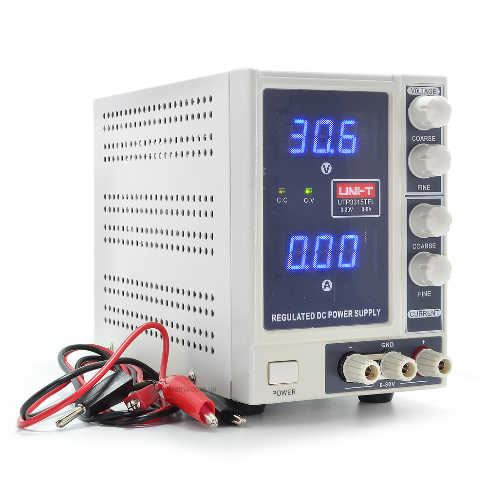 Лабораторный блок питания Uni-T UTP3315TFL, 30B, 5A трансформаторный ...