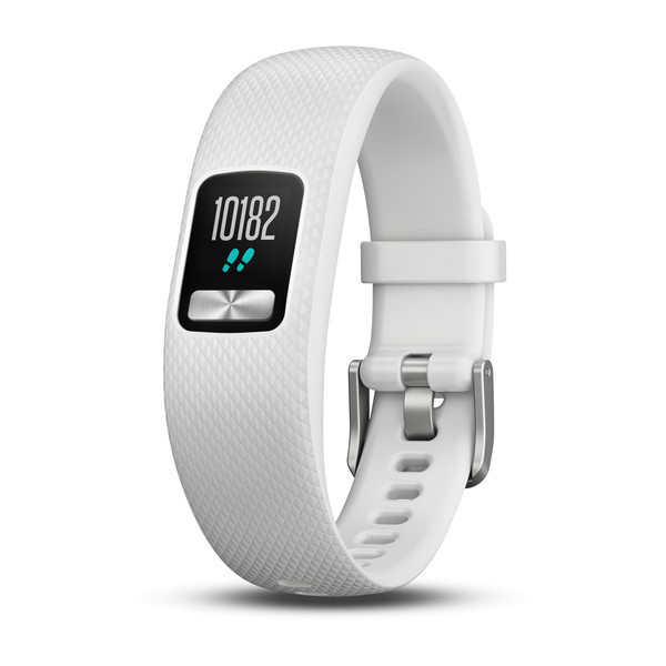 Смарт браслет Garmin Vivofit 4, білий Small/Medium