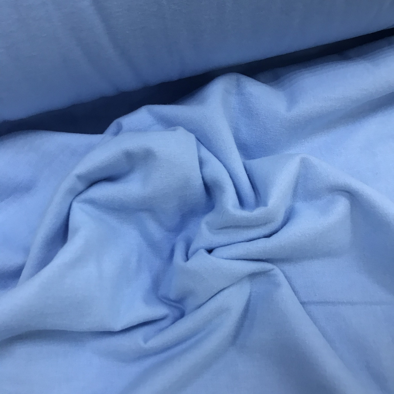 Фланелева тканина однотонна яскраво-блакитна (шир. 2,4 м )(FL-FR-0148)