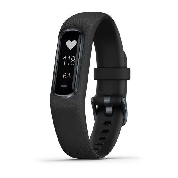 Смарт-браслет Garmin Vivosmart 4 чорний/сірий, Small/Medium
