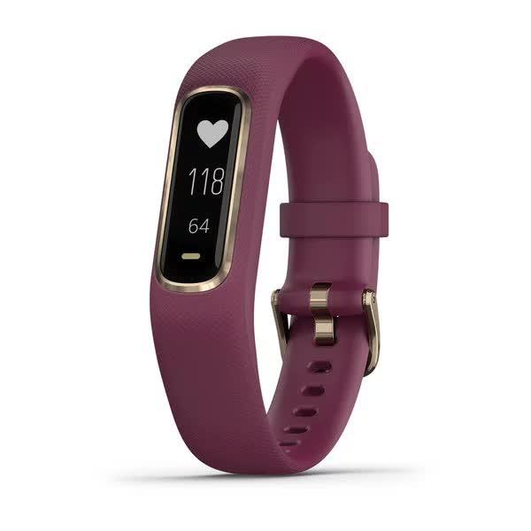 Смарт браслет Garmin Vivosmart 4 червоний/золотий, Small/Medium