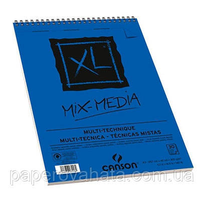 Альбом Canson для малювання XL Mix Media, 300г/кв. м, A4, 30 аркушів