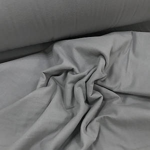 Фланелева тканина однотонна темно-сіра (шир. 2,4 м ) (FL-FR-0140)