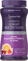 Вітаміни для жінок Puritan's Pride — Women's Gummy Multivitamin (70 жувальних цукерок)