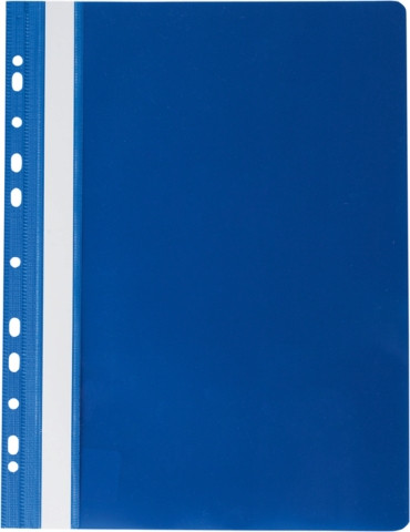 Швидкозшивач А4 Buromax синій Profesional вуса, пліч. перфорація, PP (BM.3331-03)