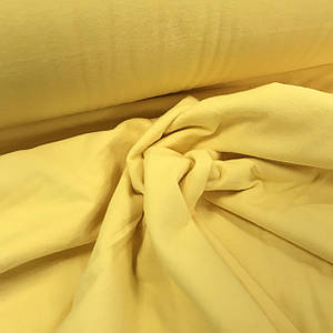 Фланелева тканина однотонна жовта (шир. 2,4 м ) (FL-FR-0142)