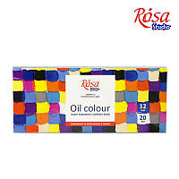 Краски масляные ROSA Studio набор 12цв.x20мл (4823098505501)