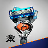 Подарунковий набір Gillette Fusion ProGlide Flexball (бритва +2 касети + гель UltraSens 200 мл) 8275, фото 6