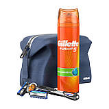 Подарунковий набір Gillette Fusion ProGlide Flexball (бритва +2 касети + гель UltraSens 200 мл) 8275, фото 3