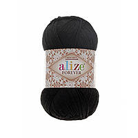 Пряжа Alize Forever Crochet , цвет 60 чёрный