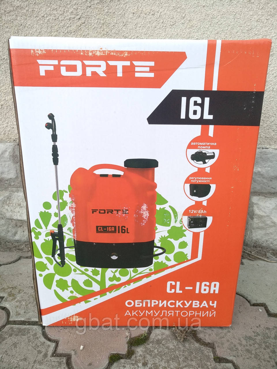 Аккумуляторный опрыскиватель Forte CL-16A - оприскувач форте: продажа ...
