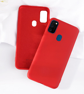 Чохол Silicone Case для Samsung Galaxy M11 M115 червоний (Самсунг Галаксі М11)