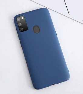 Чохол силіконовий для Samsung Galaxy M30S M307 синій (самсунг м30с)