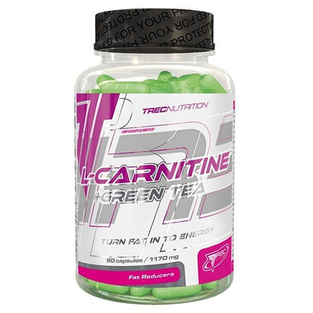 Л Карнітін Trec Nutrition L-Carnitine + Green Tea 90 capsules, фото 2