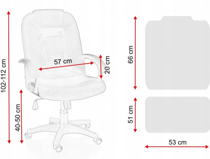 Кресло офисное NEO7410 с эко-кожи компьютерное рабочее для дома и офиса R_2018 - фото 5 - id-p1204803828