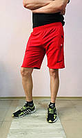 Чоловічі спортивні трикотажні шорти Nike розміри 46-54 норма росту червоні