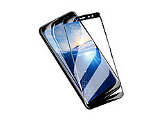 Захисне 5D скло Nano Flexible GLASS ITOP для Samsung Galaxy A8 Plus 2018 Full Cover Чорний