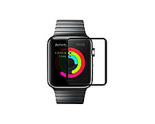 Захисне скло Hoco Full Rim для Apple Watch 38 мм Black